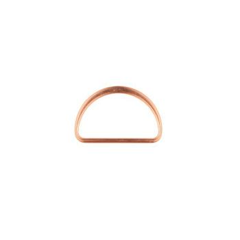 Metall-D-Ring Kupfer 4 cm Breite
